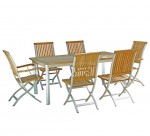 Teak & Aluminum 160to220cm Extension Table 1978