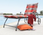 Wheeled Sunlounger
