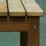 Backless Teak Bench 180cm 1834