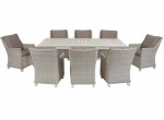 Poly Wicker Outdoor Dining Setting
