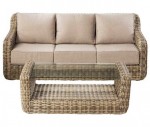 Poly Wicker Outdoor Lounge Setting
