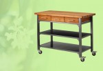 Teak & Steel Outdoor Sideboard 6314-42