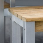 Outdoor Teak 150cm Backless Bench 1990