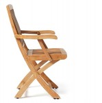Folding Superior Teak Arctop Dining Chair