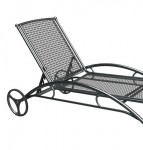 Outdoor Metal Sunlounger