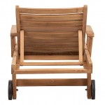 Teak Luxury Sunlounger